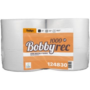 Bobine essuyage blanche 24x22cm