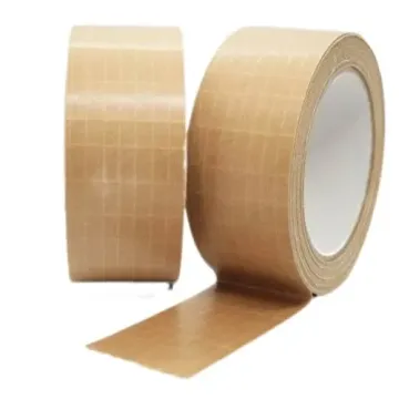 Ruban adhésif papier kraft armé