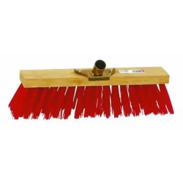 Balai cantonnier PVC rouge L 40cm