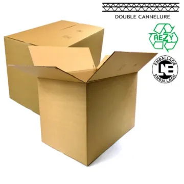 Caisse Carton Double Cannelure de 40 à 60 cm