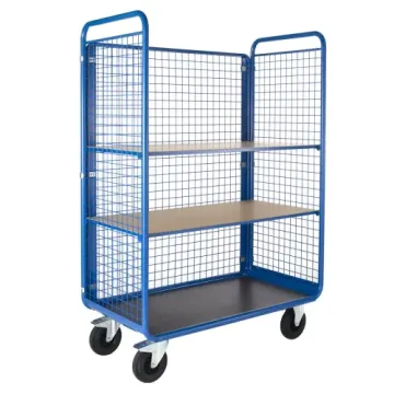 Chariot Promax grillagé à 2 étages réglables