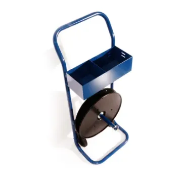 Dévidoir de feuillard portable à roulettes
