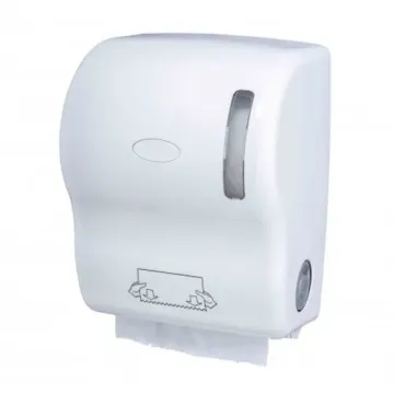 Distributeur essuie mains en rouleaux ABS Blanc