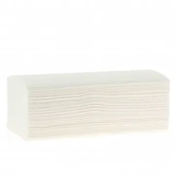 Essuie Mains en V pure ouate blanc