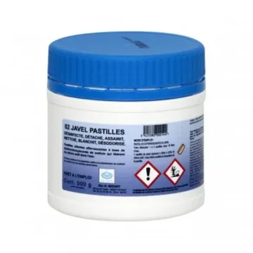 Javel en pastilles chlorées