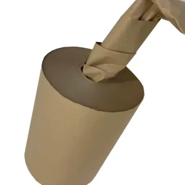 Papier de calage à dévidage central