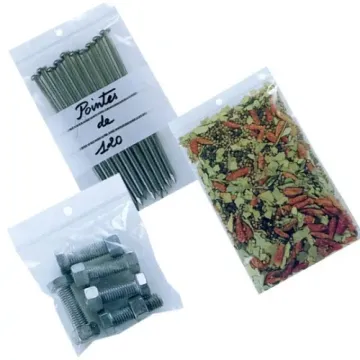 Sachets plastique à fermeture zip