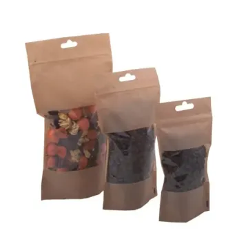 Sachet kraft à fenêtre