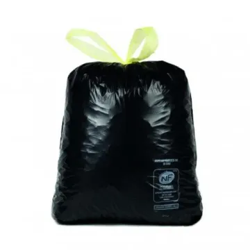 Sac Poubelle noir liens coulissants