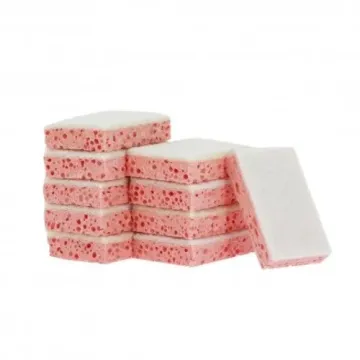 Tampon blanc sur éponge